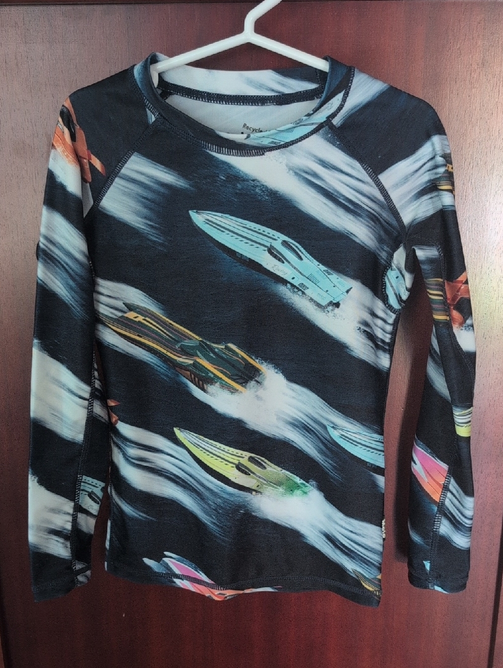 Molo - Neptune Long Sleeve Swim Shirt - Super Boats